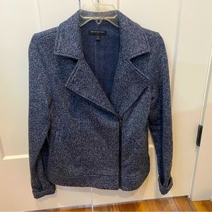 Banana Republic - Marled Blue Heavy Blazer